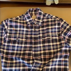 Jachs Blue Plaid button up shirt